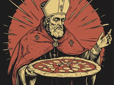 Holy Pizza Man HueForge