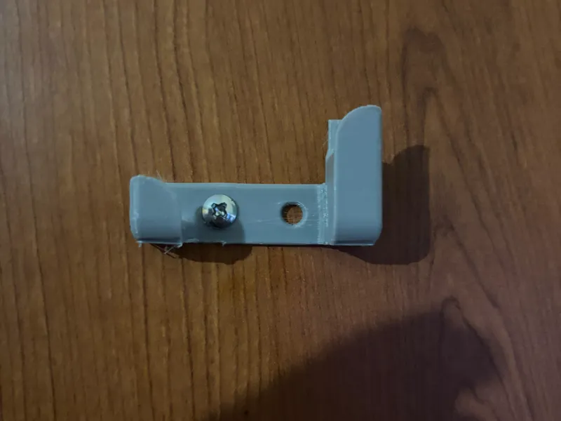 Wall mounted caliper holder with screw holes