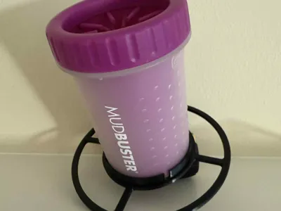 MudBuster Anti-Tip Stand (dog paw cleaner, Medium)