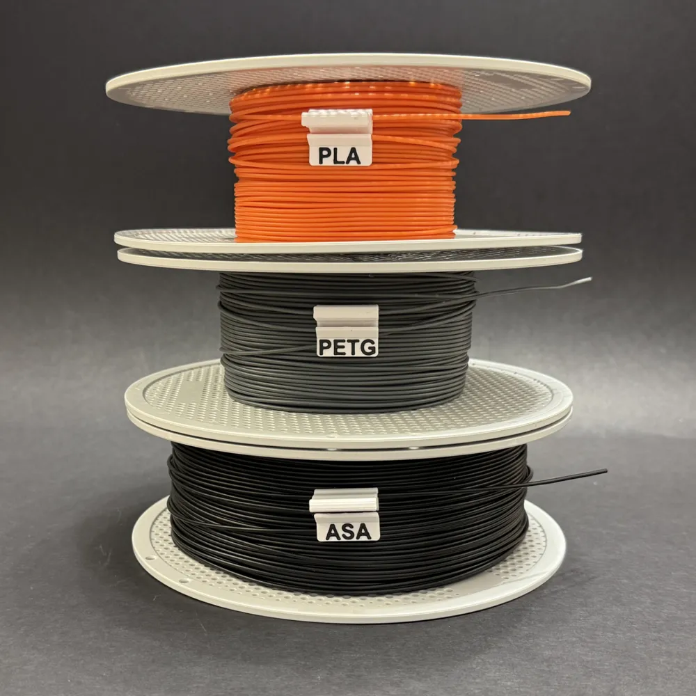 Filament Clip With Labels For Any Spools - Free 3D Print Model - MakerWorld