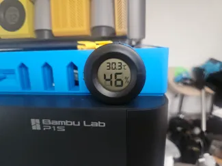 Cover hygrometer for P1S