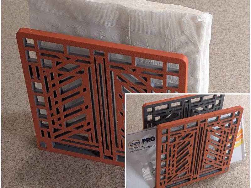 Prairie Style Letter/Napkin Holder