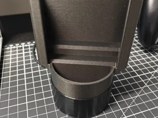 Dual Phone and Coin Stand for Car Cup Holder