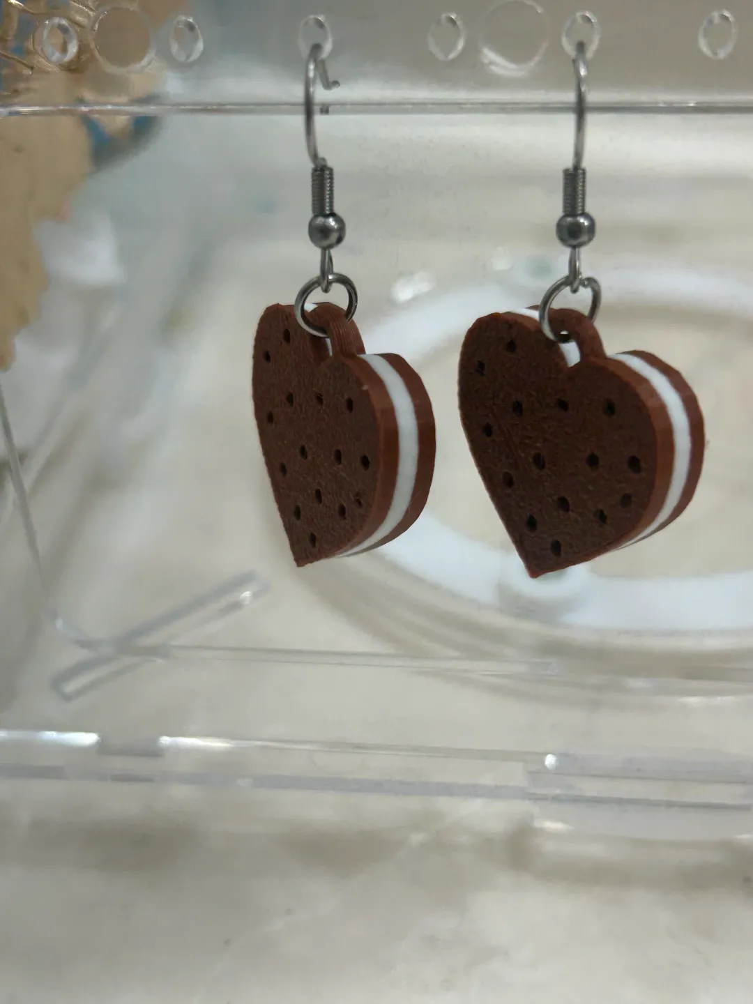 Heart Ice-cream Sandwiches Earrings view 2