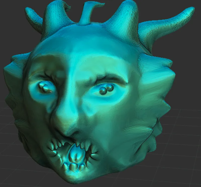 Monster Head #1 Aquatic