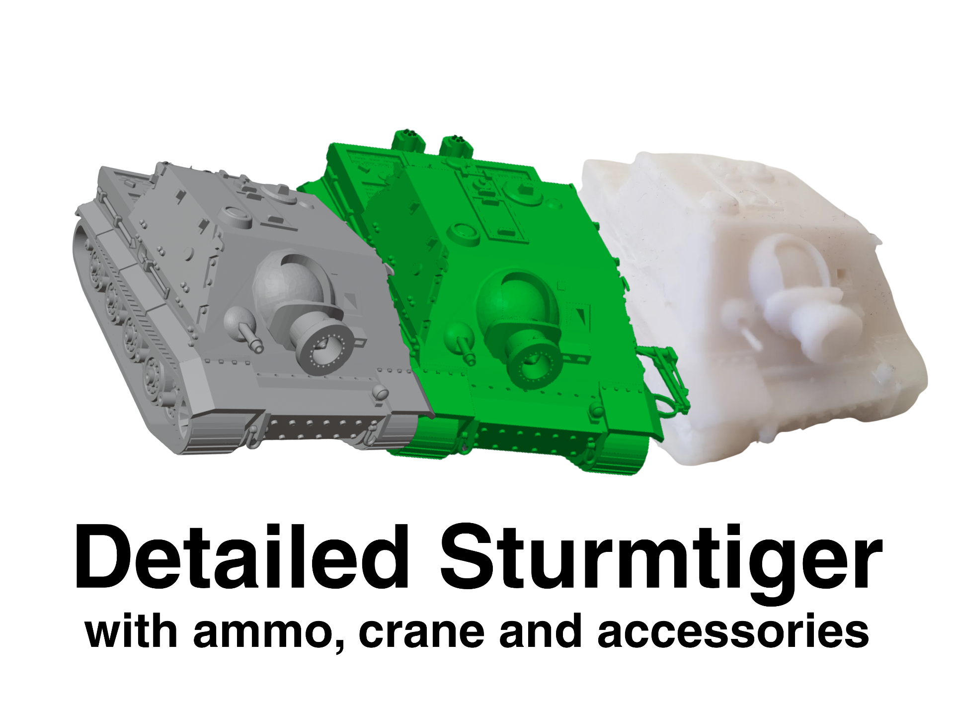 Sturmtiger with Crane and Stowage