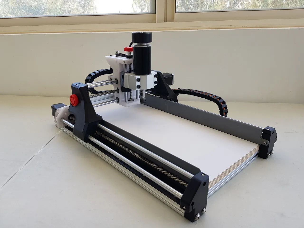 3D Printed DIY CNC view 3