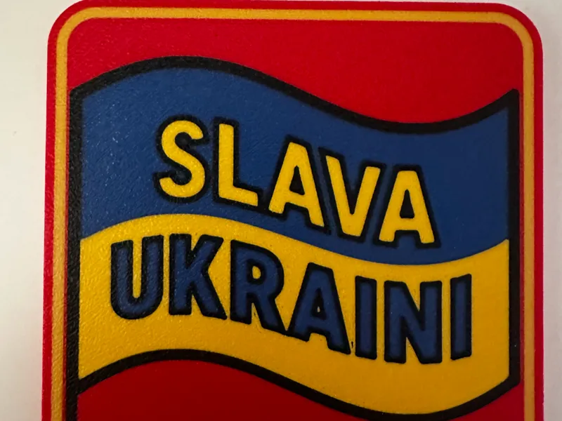 Slava Ukraini coaster