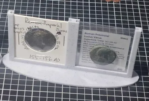 Coin Flip display for 2 (DoubleWide) 2x2in flips by NerdExchange ...