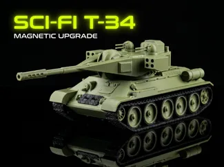 T-34 Evolution: Sci-Fi Railgun & CIWS Mech