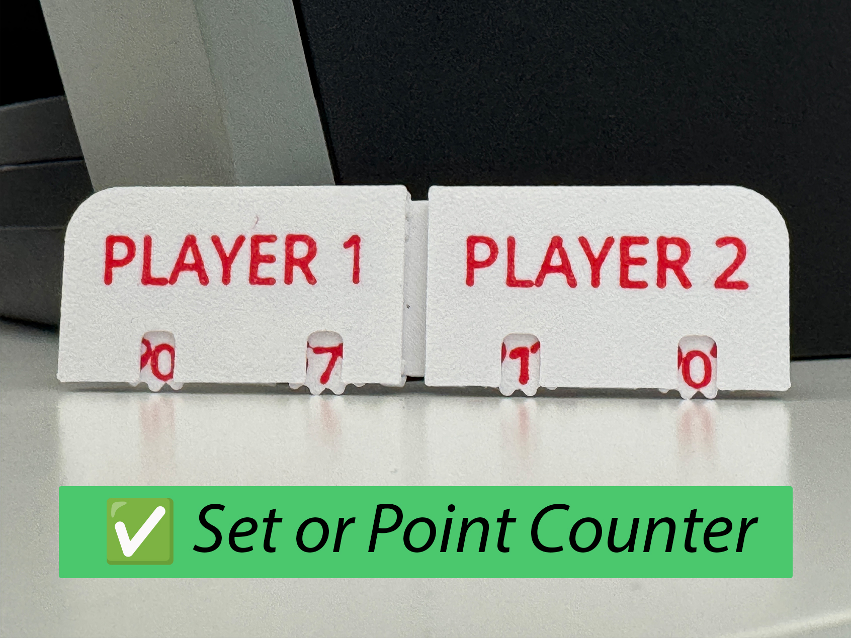 Miniatura 3 do modelo 3D Racket scorer