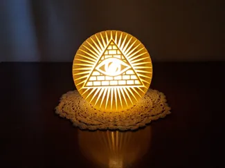 The Eye of Providence Bed side lap