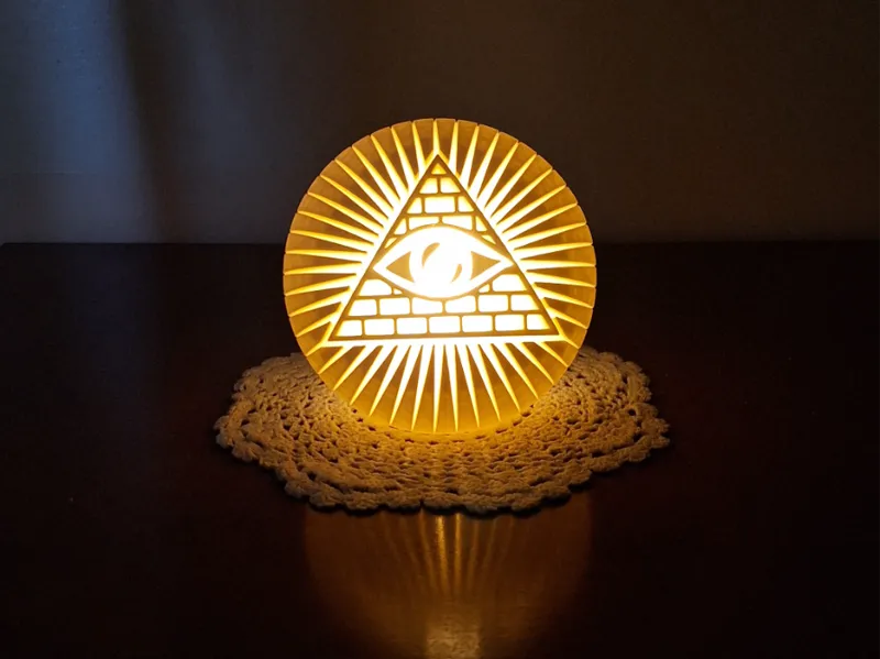 The Eye of Providence Bed side lap