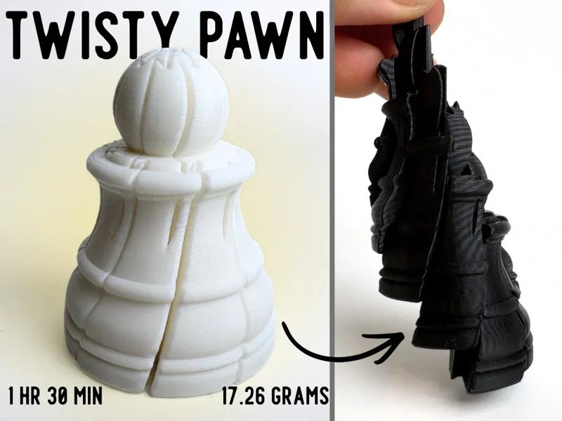 Twisty Pawn CHESS Fidget