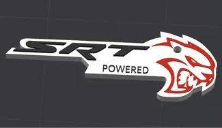 SRT Demon Keychain