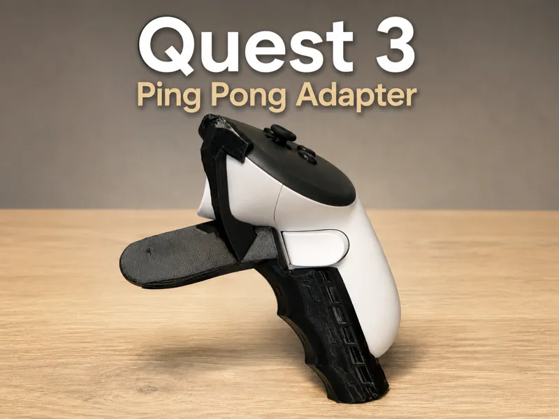 Quest 3 Eleven VR Ping Pong Paddle Adapter