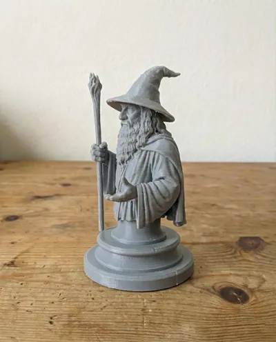 Statuetta decorativa Gandalf, ornamento da collezione, design speciale, regalo