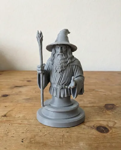 Statuetta decorativa Gandalf, ornamento da collezione, design speciale, regalo