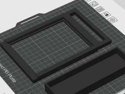 4*5 format wet plate holder/reaction box