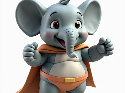Super Elephant - the miniature