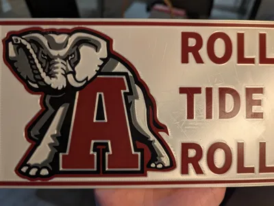 Alabama Crimson Tide- Roll Tide Sign