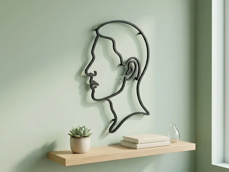 Wall Art Rostro Hombre