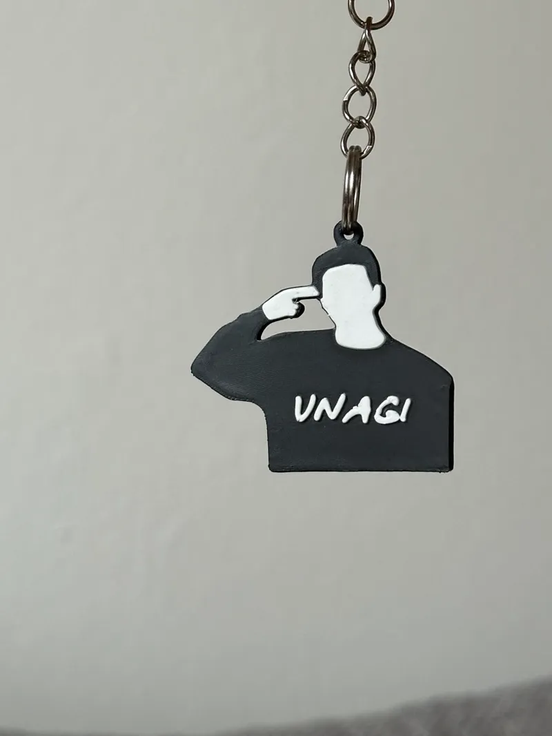 Friends Ross Body UNAGI keychain