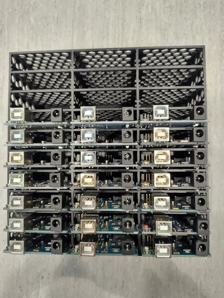 Arduino Stack Rack Arduino Uno storage rack by samuli.kiviniemii MakerWorld: Download Free ...