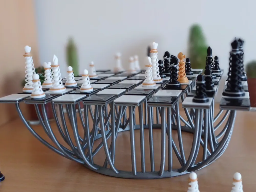 Platformer Chess With Q*Bert