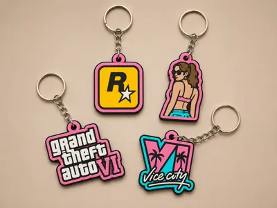 GTA VI Keychain Collection Pack 1