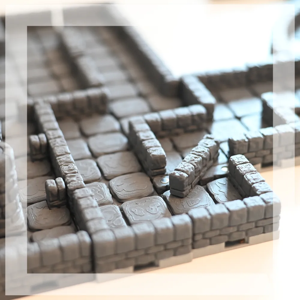 OpenForge 2.0 Dungeon Special Tiles, Walls & Doors - Free 3D Print ...