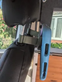 Tablet holder with longer arms