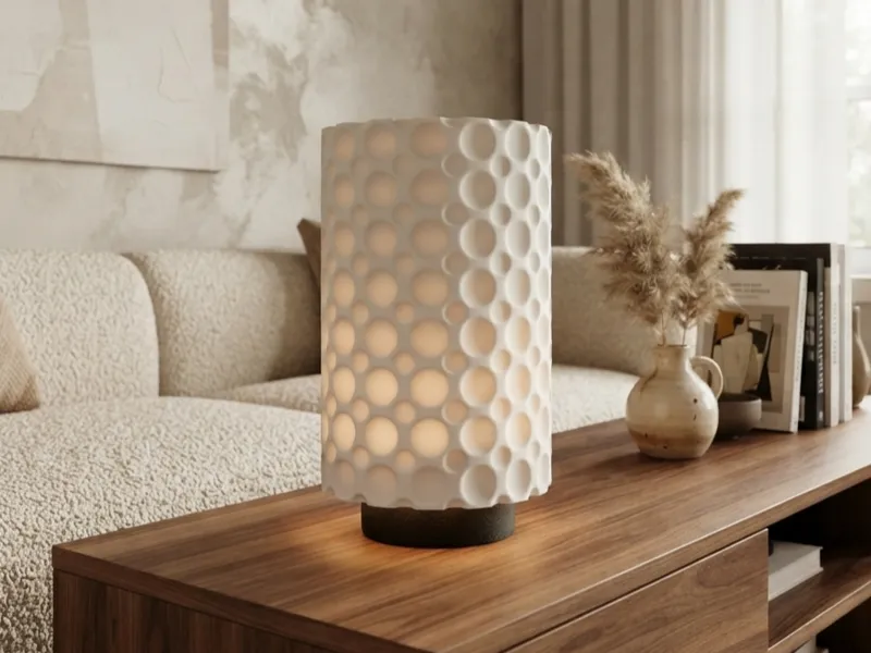 Bubble Texture Table Lamp – Bambu Lab Lamp Kit
