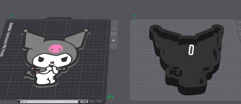 hello-kitty-kuromi by printoreims MakerWorld: Download Free 3D Models