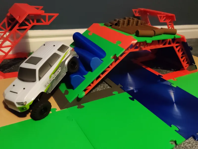 RC Crawler Park - Plate Riser 40 Deg. 1:18 & 1:24