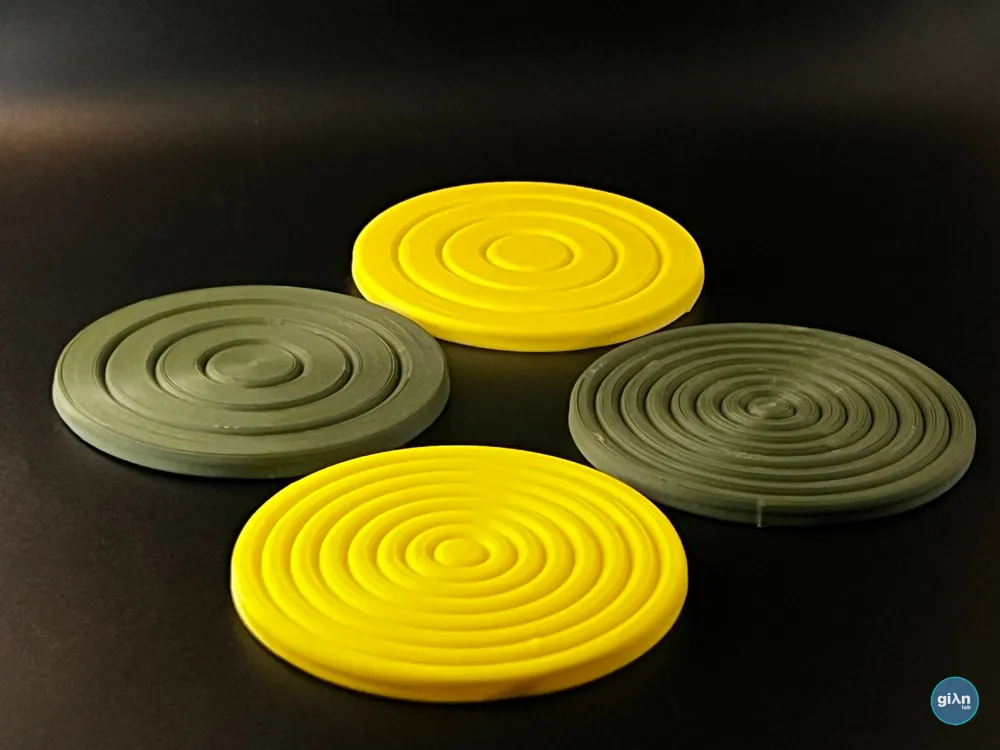 Set of coasters with holder - Free 3D Print Model - MakerWorld