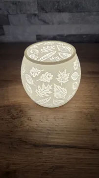 Accesorio de iluminación decorativa: Tealight / Pucklight with Lid " Autumn 2026" — vista de referencia 3
