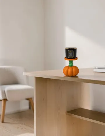Accesorio de iluminación decorativa: Bath and Body Works Pumpkin Candle Holder — vista de referencia 3