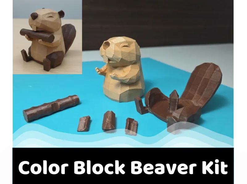 Chill Beaver on the Desk