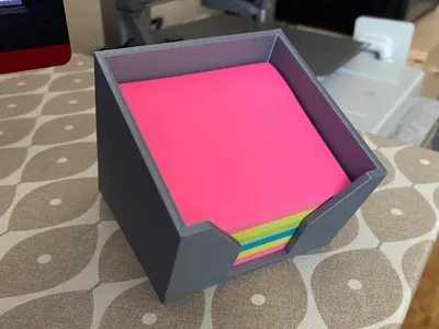 Tilted Post-it holder