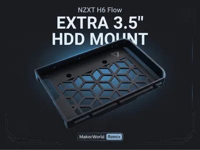 NZXT H6 Flow Extra 3.5" HDD Mount