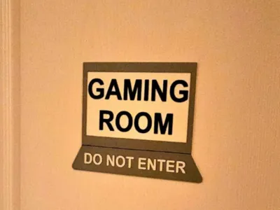 Gaming Room sign