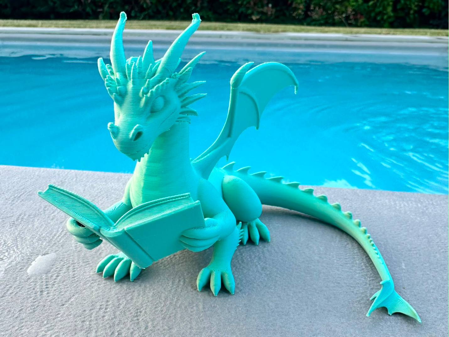 dragon qui lit