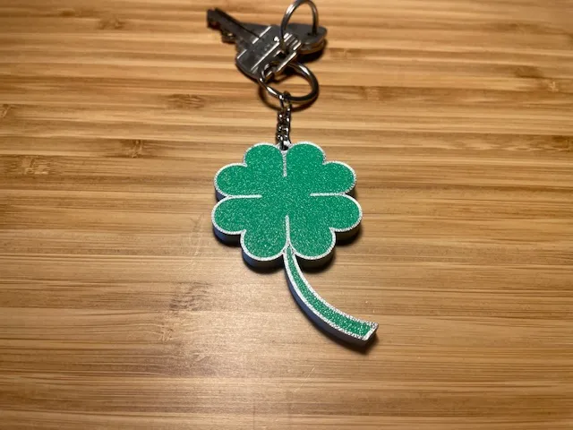 Lucky Clover Keyring