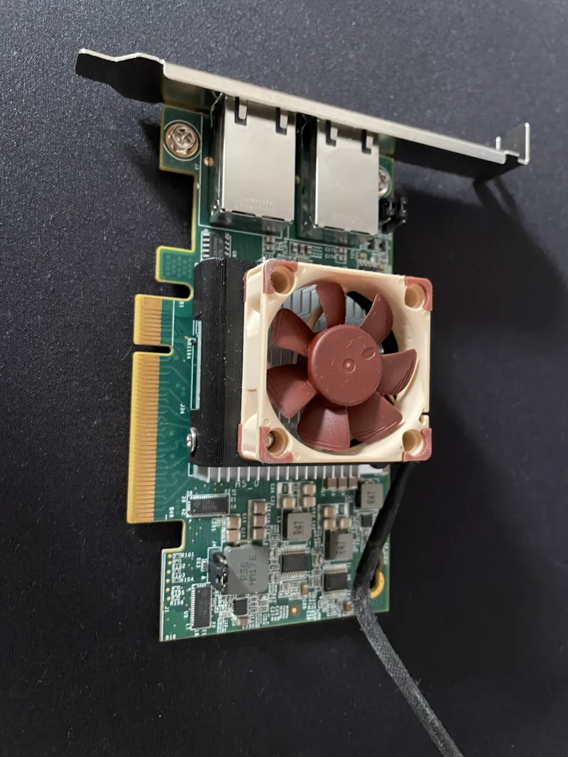 Intel/Inspur  X540-T2 10G Dual RJ45 Fan Holder