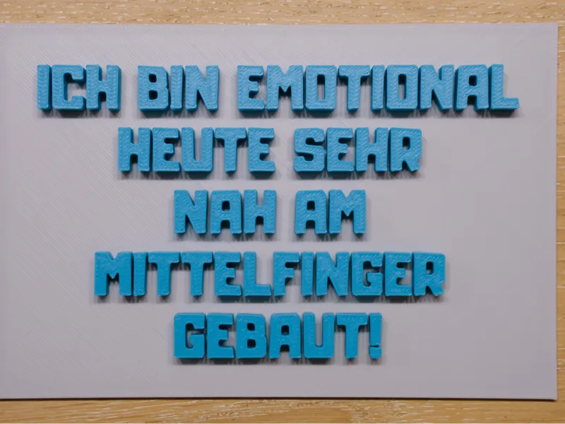Spruch Schild