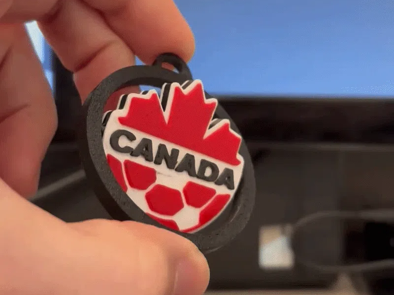 Canada Soccer Keychain Fidget FIFA World Cup 2026