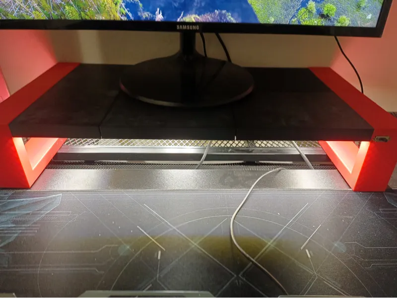 Rialzo monitor con illuminazione
