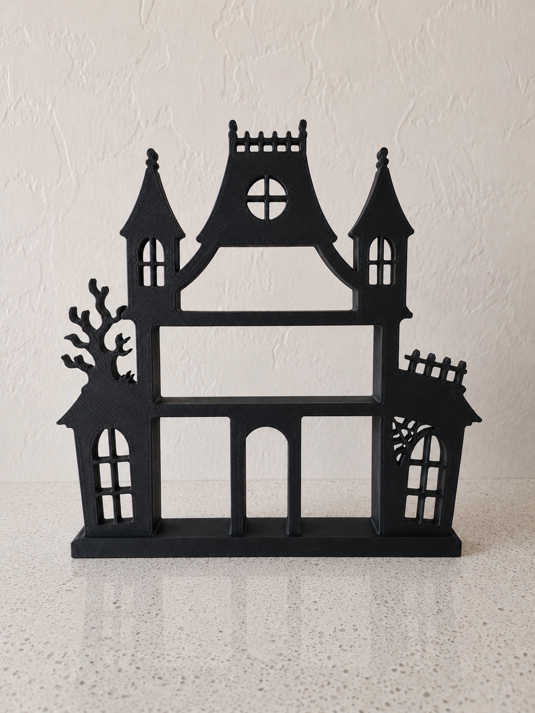 Haunted House Shelf | Spooky Halloween Shelf Decor - 1