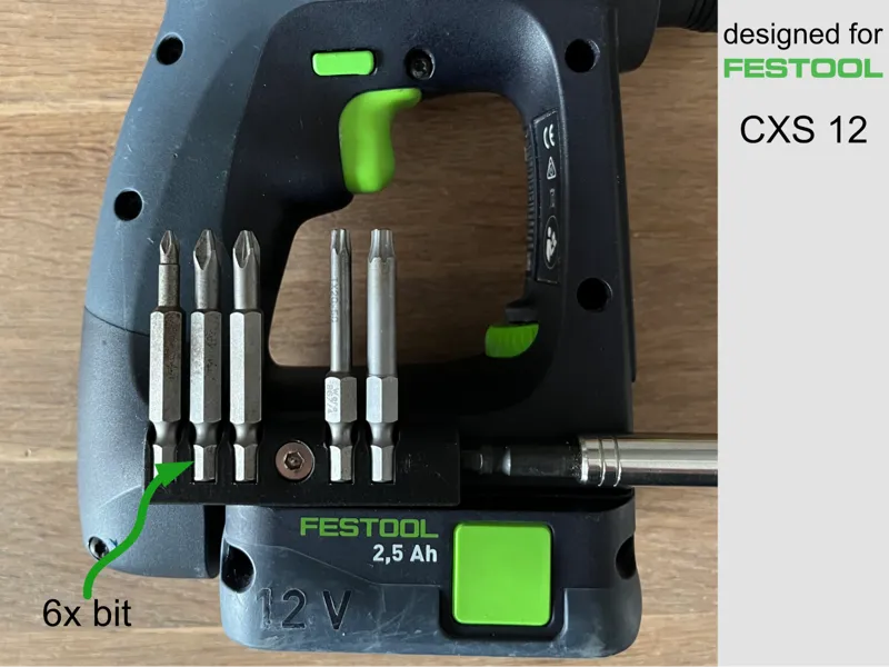 Bitholder Festool CXS 12 (6 slots)